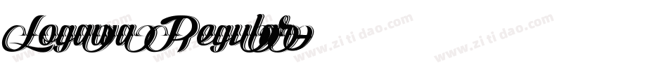 Logawa Regular字体转换